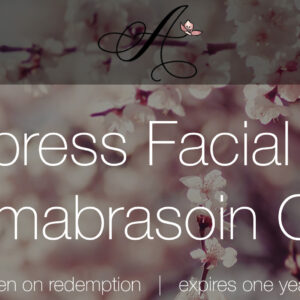 express facial microdermabrasion certificate